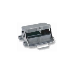 Embase encastrée 48B, Aluminium moulé sous pression, acier inoxydable, IP65, Sortie basse